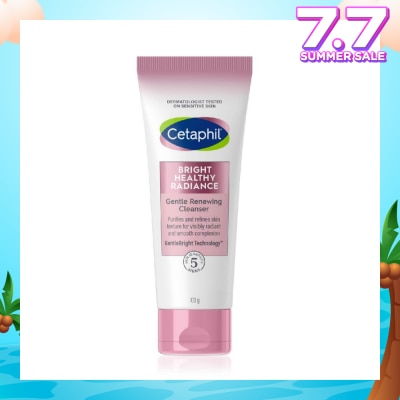 CETAPHIL Bright Healthy Radiance Gentle Renewing Cleanser (For Brightening + Gentle Exfoliation + Anti-Pollution) 100g