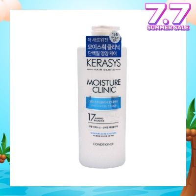 KERASYS 3 Step Hair Clinic System Moisture Clinic Nourishing Conditioner (For Dry, Dull, Brittle Hair & Split Ends) 750ml