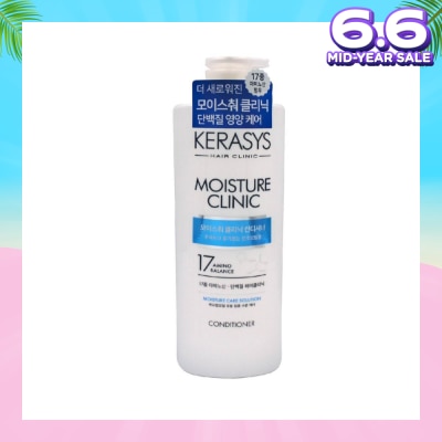 KERASYS 3 Step Hair Clinic System Moisture Clinic Nourishing Conditioner (For Dry, Dull, Brittle Hair & Split Ends) 750ml