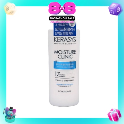 KERASYS - 3 Step Hair Clinic System Moisture Clinic Nourishing Conditioner (For Dry, Dull, Brittle Hair & Split Ends) 750ml