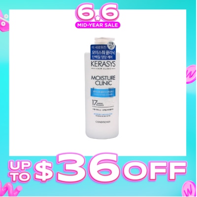 KERASYS - 3 Step Hair Clinic System Moisture Clinic Nourishing Conditioner (For Dry, Dull, Brittle Hair & Split Ends) 750ml