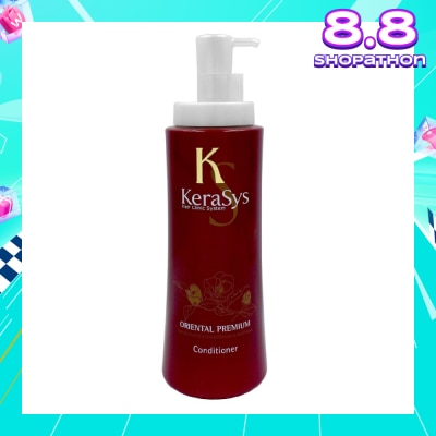 KERASYS Hair Clinic System Oriental Premium Conditioner (For All Hair Types, Repair Damaged Hair & Strengthen Hair Roots) 600ml