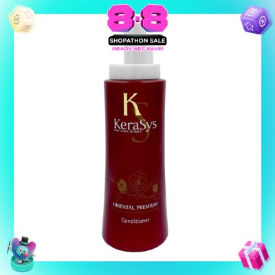 KERASYS - Hair Clinic System Oriental Premium Conditioner (For All Hair Types, Repair Damaged Hair & Strengthen Hair Roots) 600ml