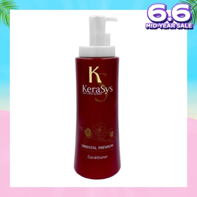 KERASYS Hair Clinic System Oriental Premium Conditioner (For All Hair Types, Repair Damaged Hair & Strengthen Hair Roots) 600ml