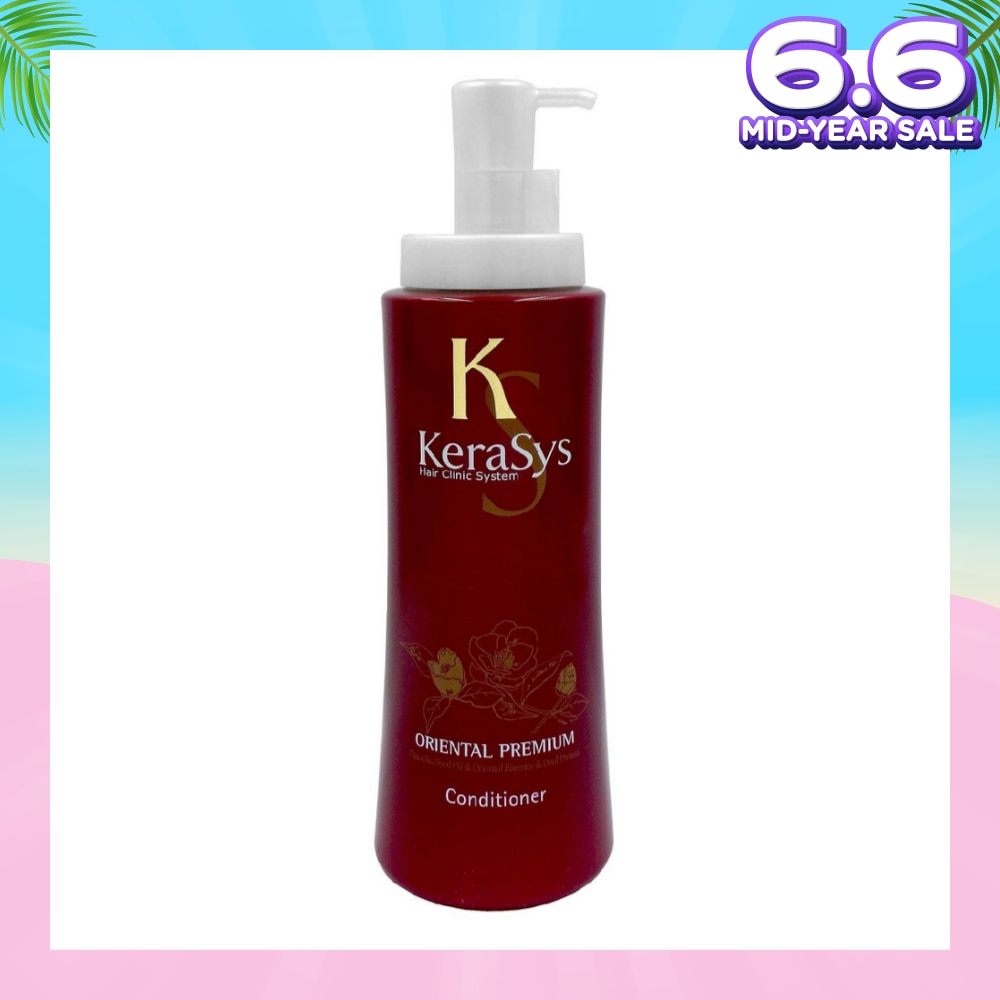 Hair Clinic System Oriental Premium Conditioner (For All Hair Types, Repair Damaged Hair & Strengthen Hair Roots) 600ml