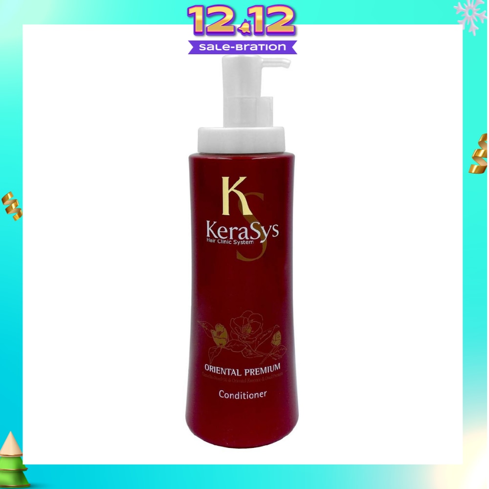 Hair Clinic System Oriental Premium Conditioner (For All Hair Types, Repair Damaged Hair & Strengthen Hair Roots) 600ml