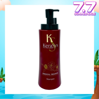 KERASYS Hair Clinic System Oriental Premium Shampoo (For All Hair Types, Repair Damaged Hair & Strengthen Hair Roots) 600ml