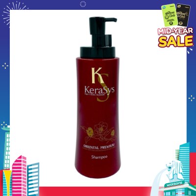 KERASYS Hair Clinic System Oriental Premium Shampoo (For All Hair Types, Repair Damaged Hair & Strengthen Hair Roots) 600ml