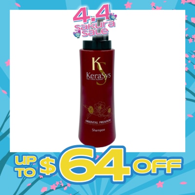 KERASYS - Hair Clinic System Oriental Premium Shampoo (For All Hair Types, Repair Damaged Hair & Strengthen Hair Roots) 600ml