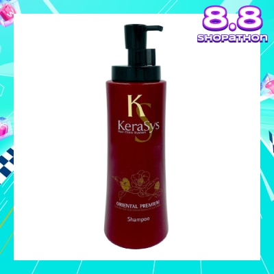 KERASYS Hair Clinic System Oriental Premium Shampoo (For All Hair Types, Repair Damaged Hair & Strengthen Hair Roots) 600ml