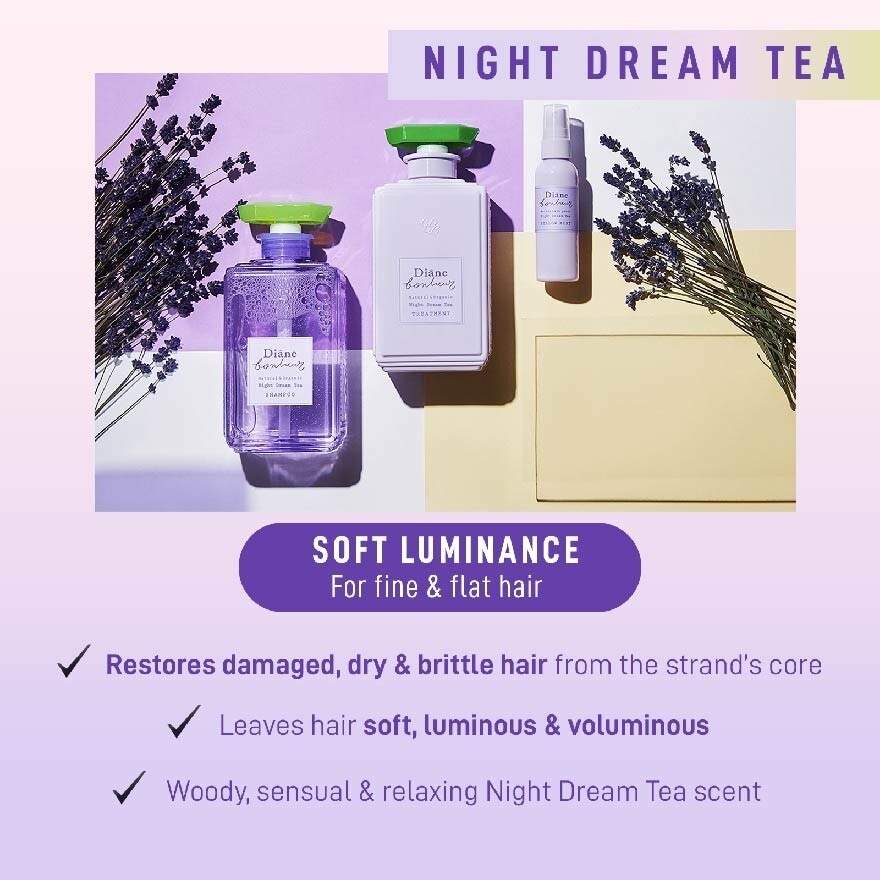 Night Dream Tea Shampoo (Revitalizes And Restores Dull And Damaged Hair) 500ml