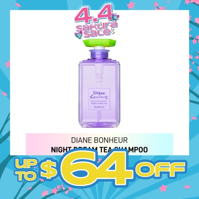 DIANE BONHEUR - Night Dream Tea Shampoo (Revitalizes And Restores Dull And Damaged Hair) 500ml
