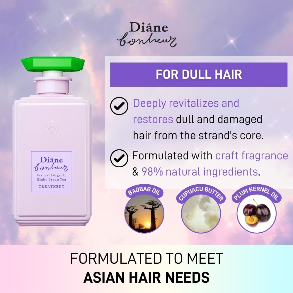 Night Dream Tea Treatment (Revitalizes And Restores Dull And Damaged Hair) 500ml
