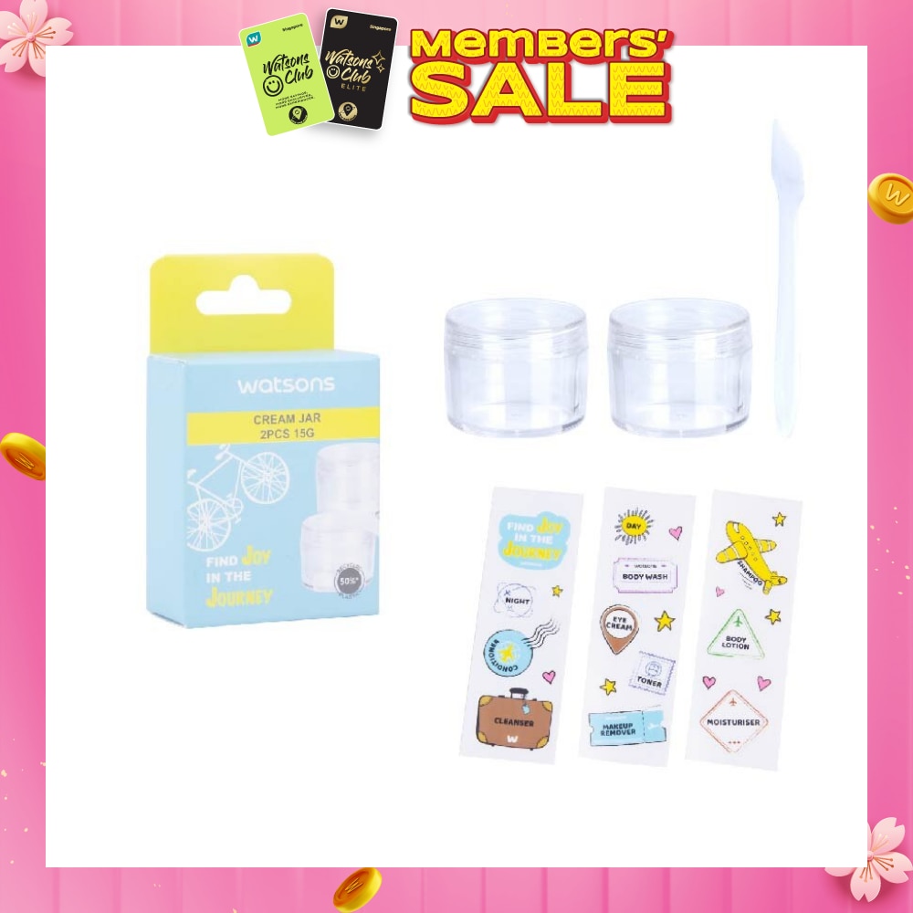 Cream Jar 15g (Reusable Recycled Plastic Cream Jars) 2s