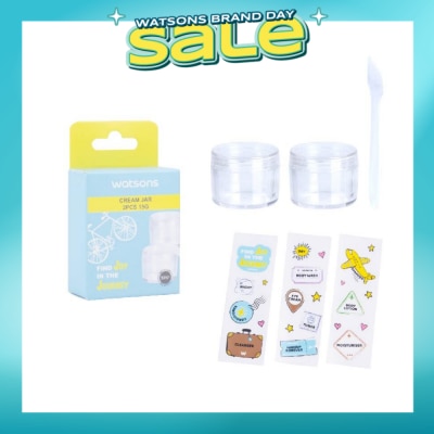 WATSONS - Cream Jar 15g (Reusable Recycled Plastic Cream Jars) 2s