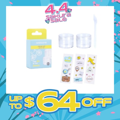 WATSONS - Cream Jar 15g (Reusable Recycled Plastic Cream Jars) 2s