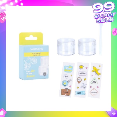 WATSONS Cream Jar 15g (Reusable Recycled Plastic Cream Jars) 2s