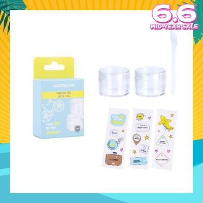 WATSONS Cream Jar 15g (Reusable Recycled Plastic Cream Jars) 2s