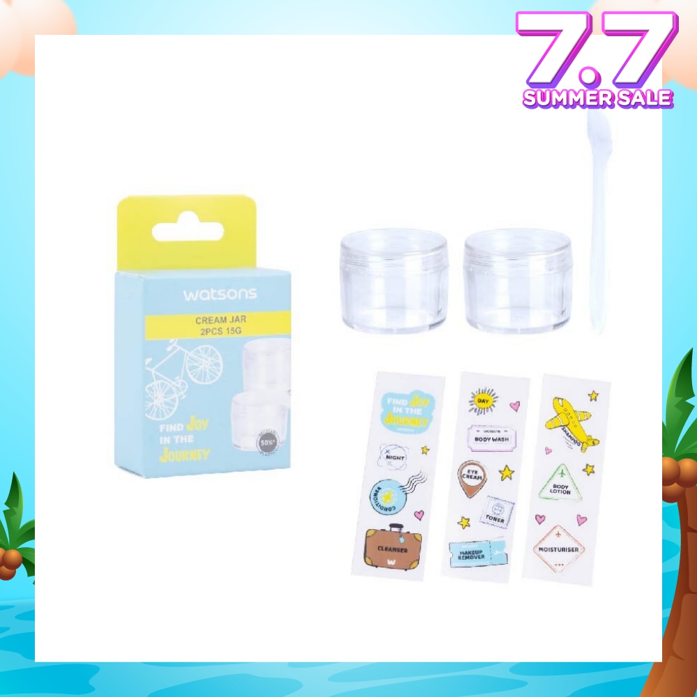 Cream Jar 15g (Reusable Recycled Plastic Cream Jars) 2s