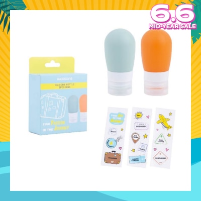 WATSONS Silicone Bottle, Portable Travel Size (60ml) 2s