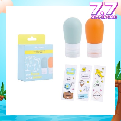 WATSONS Silicone Bottle, Portable Travel Size (60ml) 2s