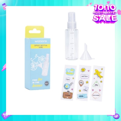 WATSONS Spray Bottle Funnel (Reusable Recycled Plastic Spray Bottle) 50ml