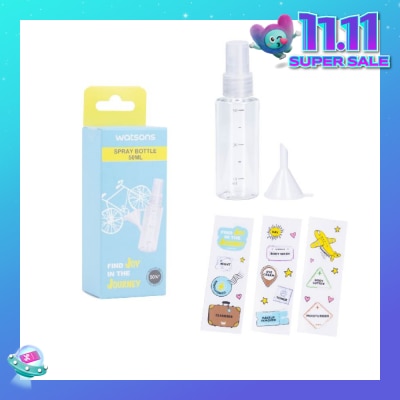 WATSONS Spray Bottle Funnel (Reusable Recycled Plastic Spray Bottle) 50ml