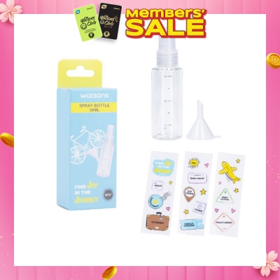 WATSONS Spray Bottle Funnel (Reusable Recycled Plastic Spray Bottle) 50ml