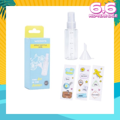 WATSONS Spray Bottle Funnel (Reusable Recycled Plastic Spray Bottle) 50ml