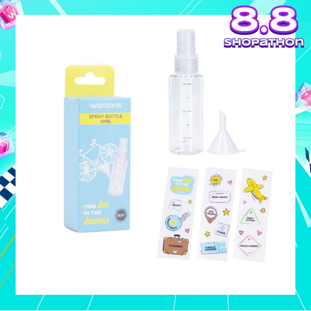 Spray Bottle Funnel (Reusable Recycled Plastic Spray Bottle) 50ml