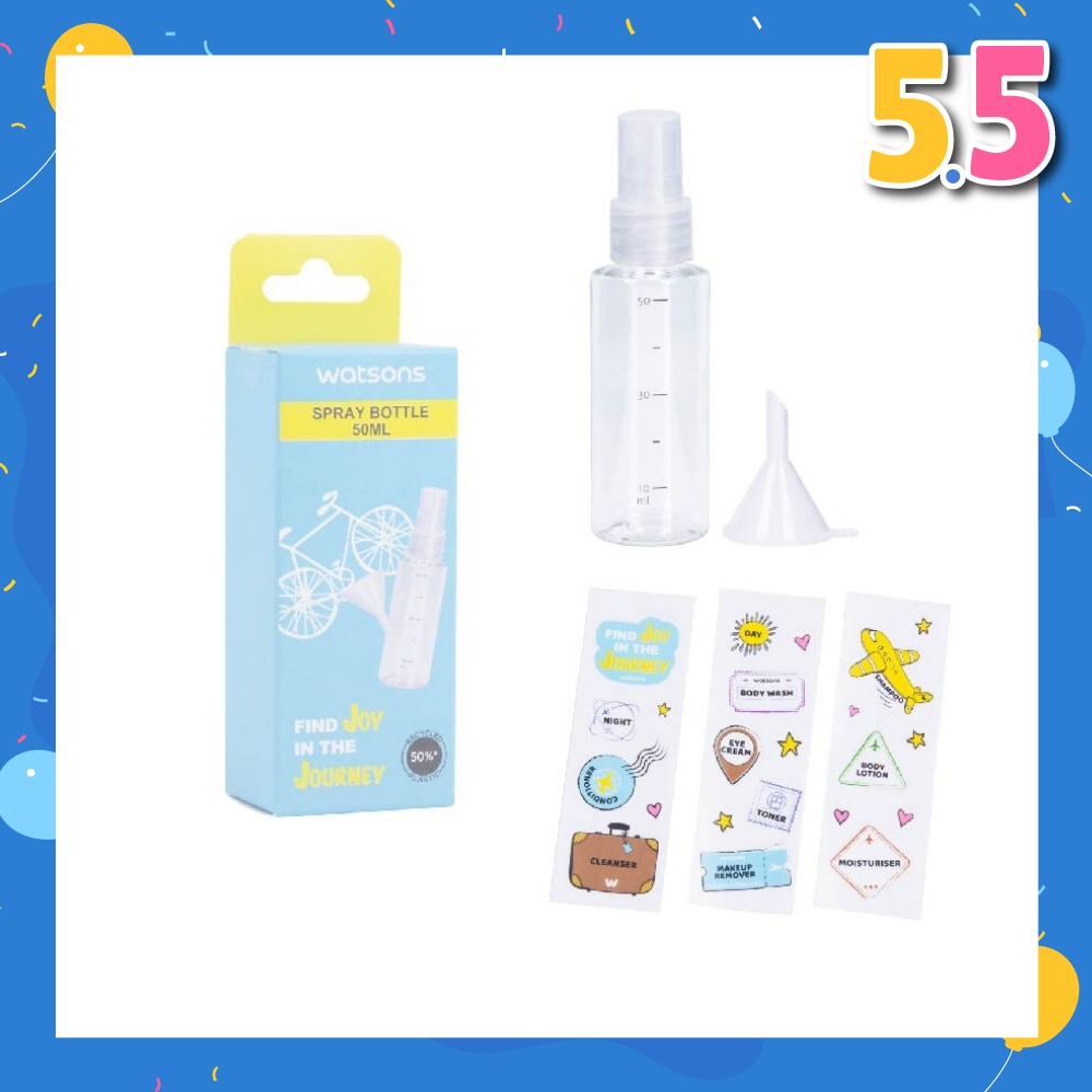 Spray Bottle Funnel (Reusable Recycled Plastic Spray Bottle) 50ml