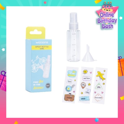WATSONS Spray Bottle Funnel (Reusable Recycled Plastic Spray Bottle) 50ml