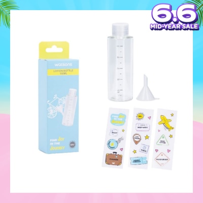 WATSONS Lotion Bottle (Reusable Recycled Plastic Bottle) 100ml