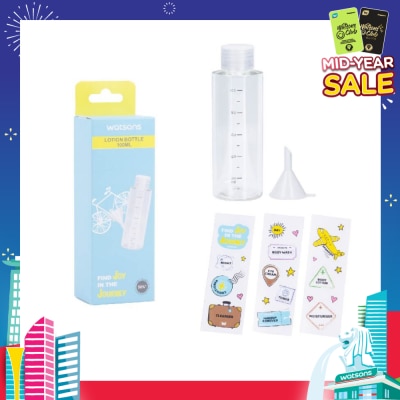 WATSONS Lotion Bottle (Reusable Recycled Plastic Bottle) 100ml
