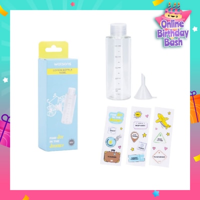 WATSONS Lotion Bottle (Reusable Recycled Plastic Bottle) 100ml