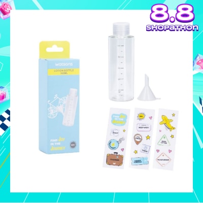 WATSONS Lotion Bottle (Reusable Recycled Plastic Bottle) 100ml