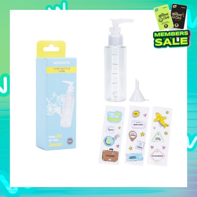 WATSONS Pump Bottle (Reusable Recycled Plastic Bottle) 100ml