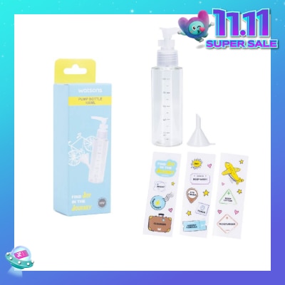 WATSONS Pump Bottle (Reusable Recycled Plastic Bottle) 100ml