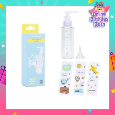 WATSONS Pump Bottle (Reusable Recycled Plastic Bottle) 100ml