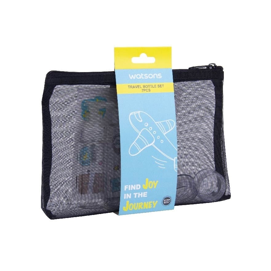 Travel Bottle Set With Mesh Bag (Set) 7s