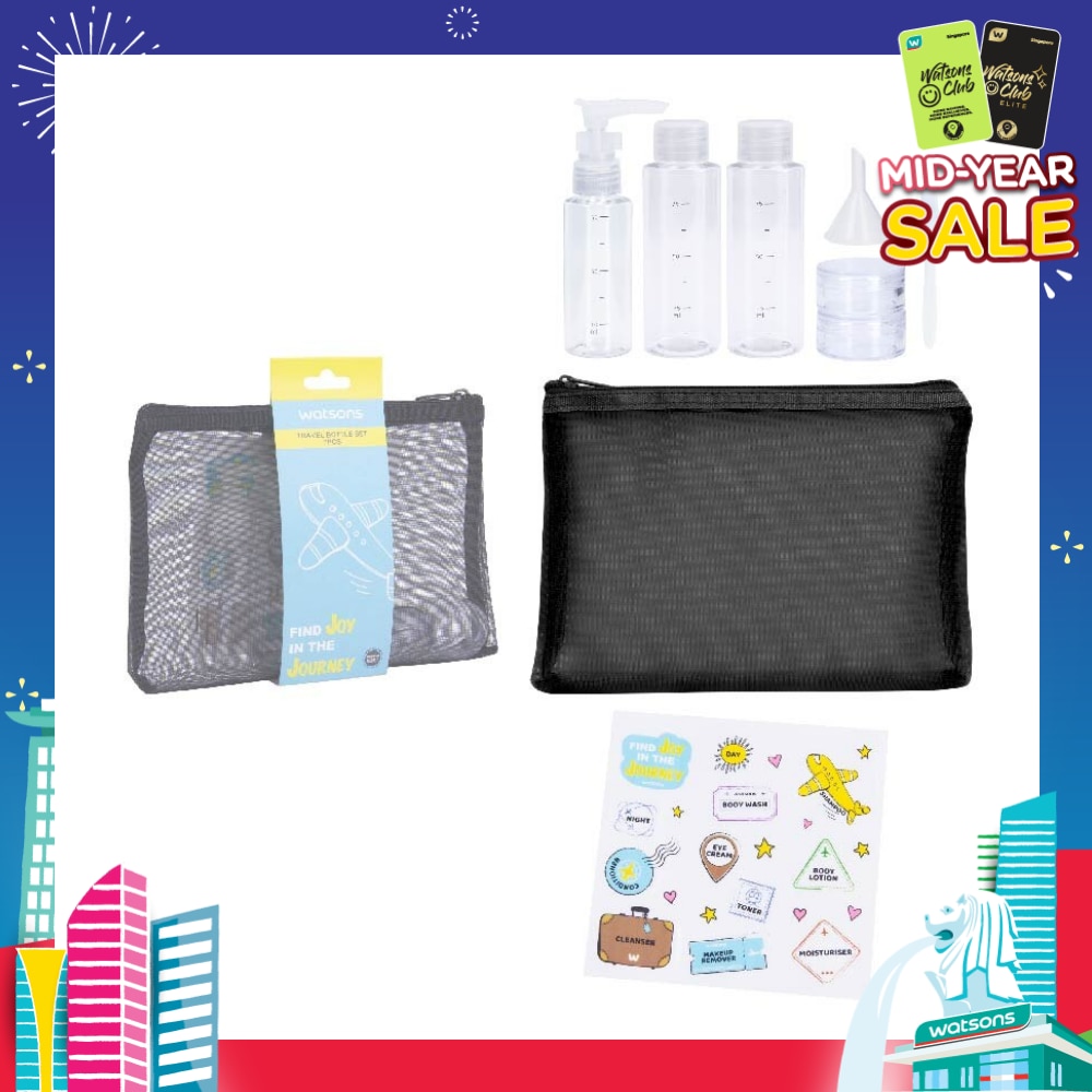 Travel Bottle Set With Mesh Bag (Set) 7s