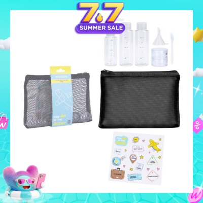 WATSONS - Travel Bottle Set With Mesh Bag (Set) 7s