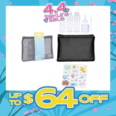 WATSONS - Travel Bottle Set With Mesh Bag (Set) 7s