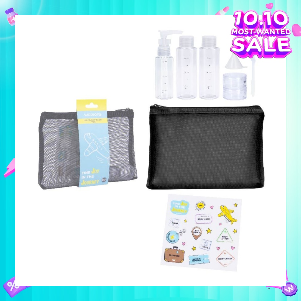 Travel Bottle Set With Mesh Bag (Set) 7s