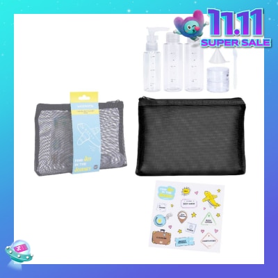 WATSONS Travel Bottle Set With Mesh Bag (Set) 7s
