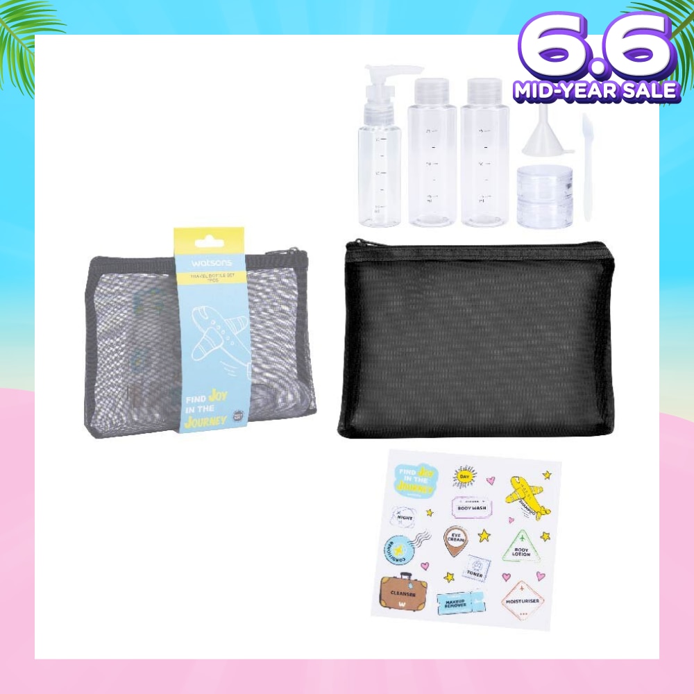 Travel Bottle Set With Mesh Bag (Set) 7s
