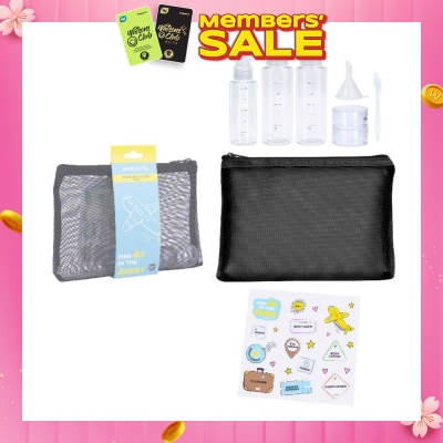 WATSONS Travel Bottle Set With Mesh Bag (Set) 7s