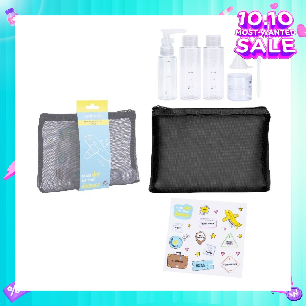 Travel Bottle Set With Mesh Bag (Set) 7s