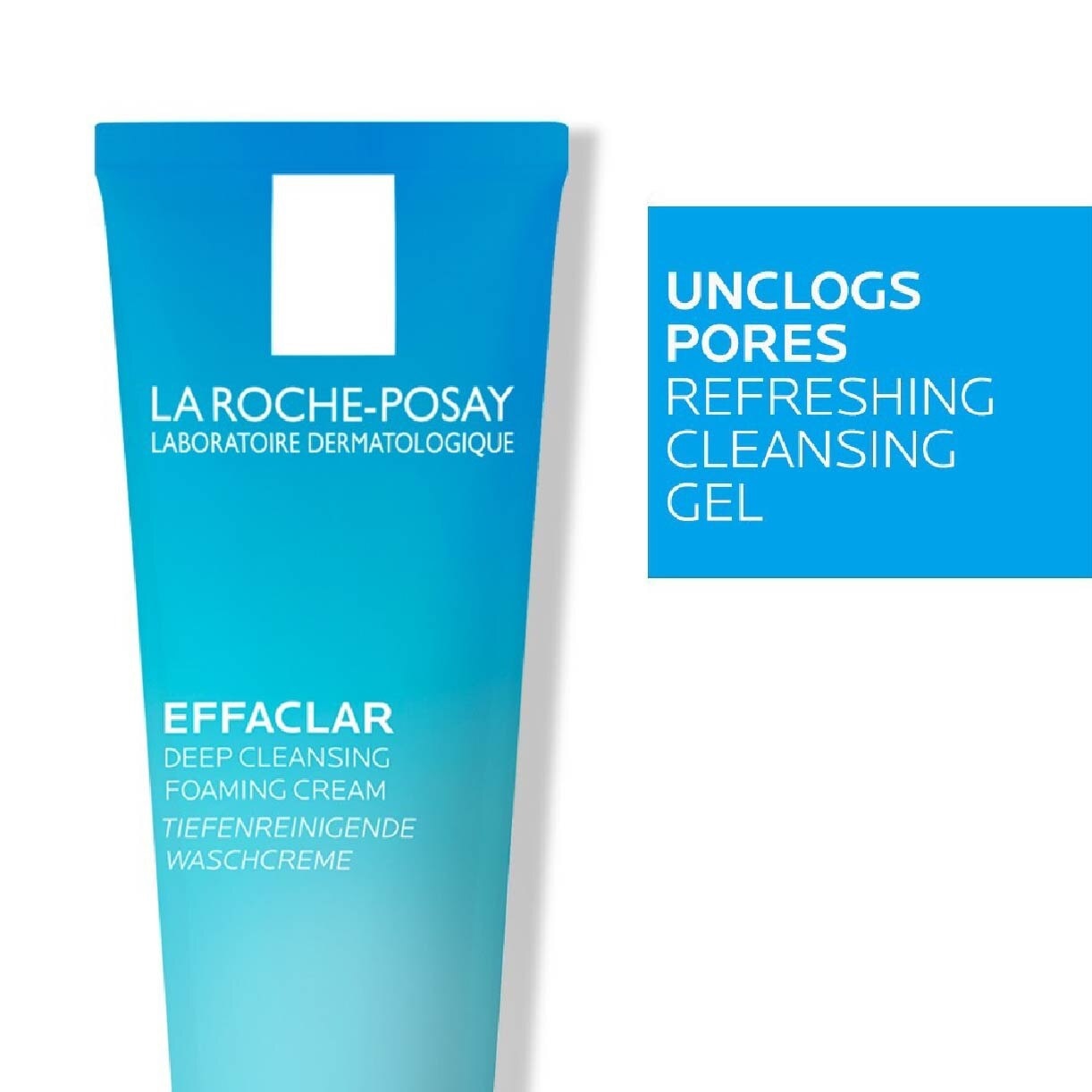 Effaclar Foaming Cream Cleanser (Remove Excess Oil + Minimize Pores) 125ml