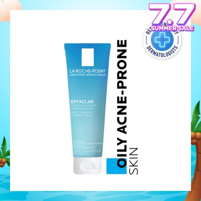 LA ROCHE-POSAY Effaclar Foaming Cream Cleanser (Remove Excess Oil + Minimize Pores) 125ml